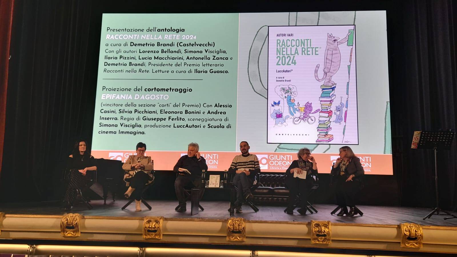 Sabato 12 aprile al Giunti – Odeon di Firenze incontro con i vincitori di Racconti nella Rete